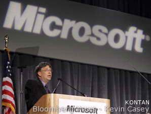 Microsoft Bidik US$ 1 Miliar dari Bisnis Cloud Computing