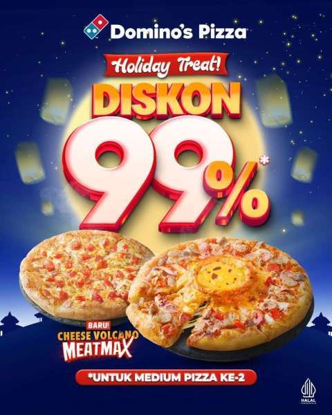Promo Dominos Pizza Long Weekend di Bulan Mei 2025