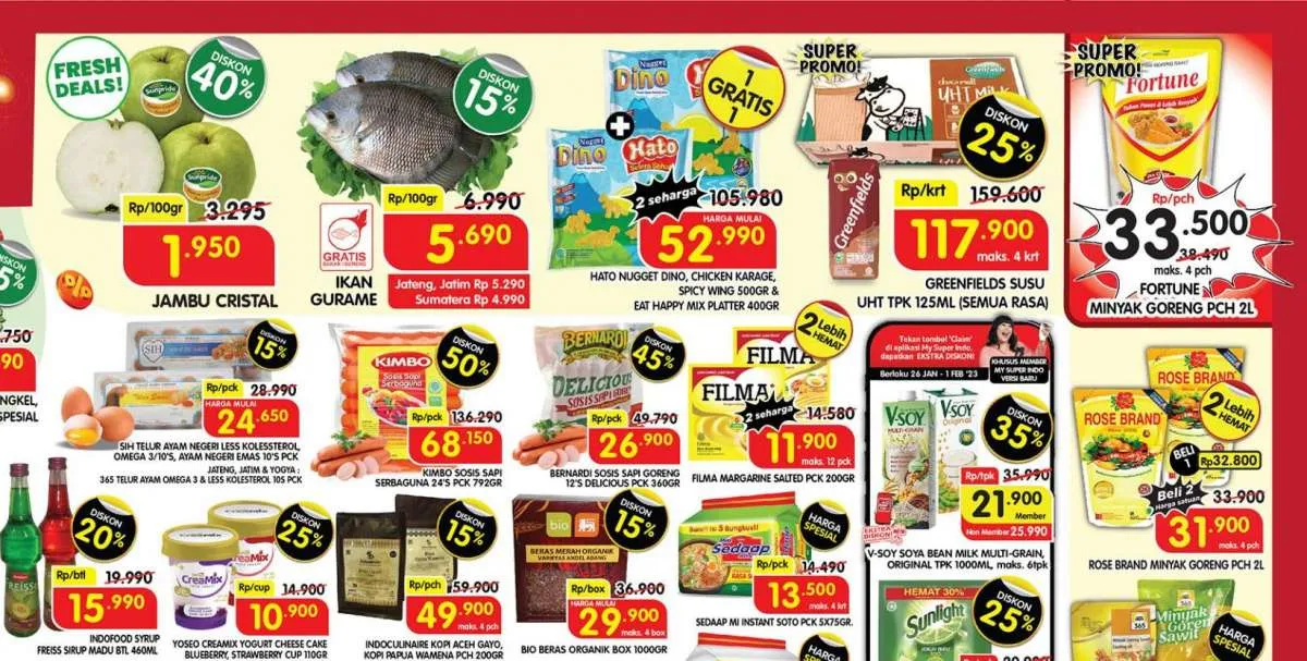 Katalog Promo Superindo Hari Ini 1 Februari 2023, Penuhi Kebutuhan Harian Anda