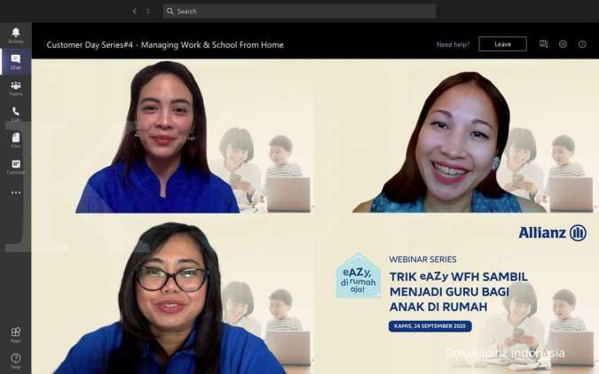 Allianz Indonesia Berbagi Tips Seimbang Mengelola Pekerjaan dan Mendampingi Anak Sekolah dari Rumah