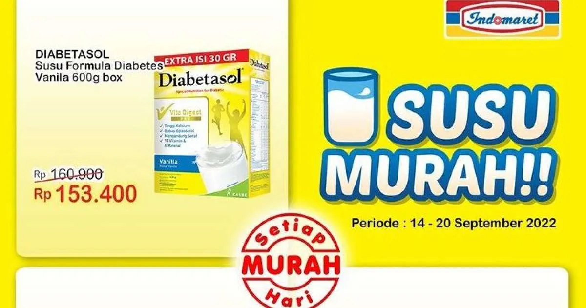 Promo Indomaret Super Hemat Mingguan Terbaru di Pertengahan Bulan September 2022