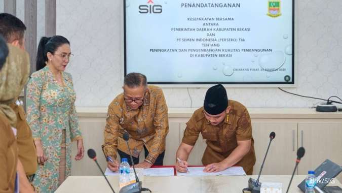 Kerja Sama Pemkab Bekasi dan SIG Dukung Infrastruktur Daerah