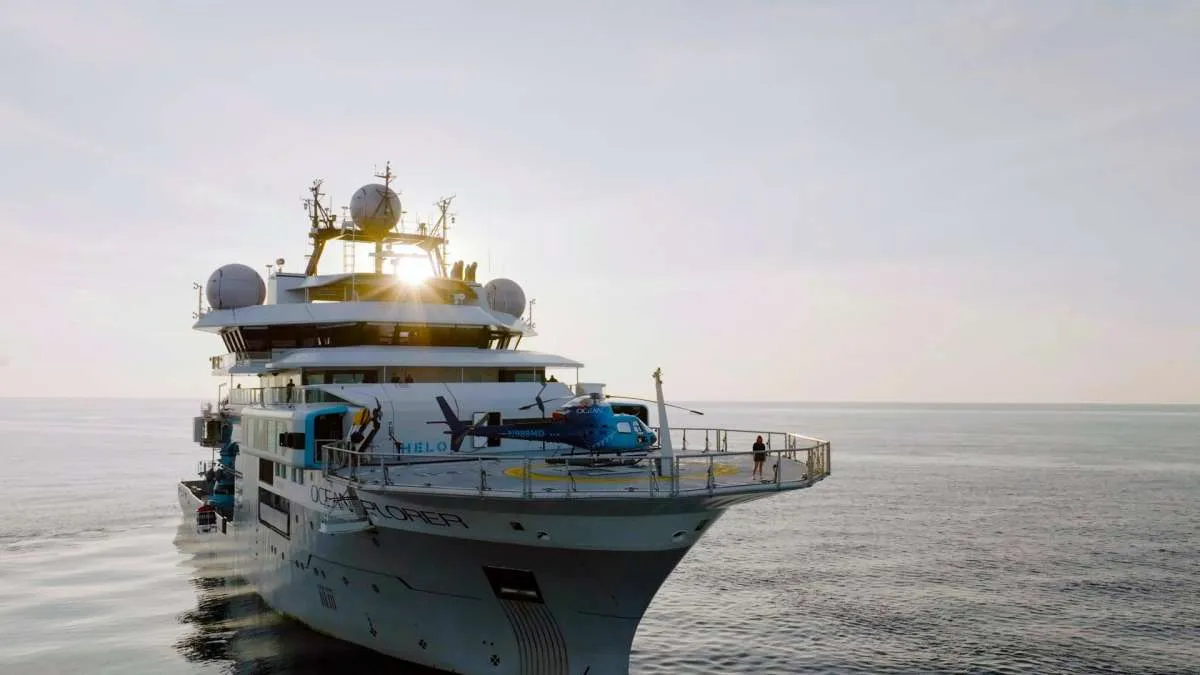 Kapal Riset Kelautan OceanX Eksplorasi Laut Indonesia 