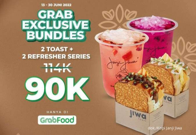 Promo Janji Jiwa 13-30 Juni 2022, Paket Grab Exclusive Bundles Harga Spesial