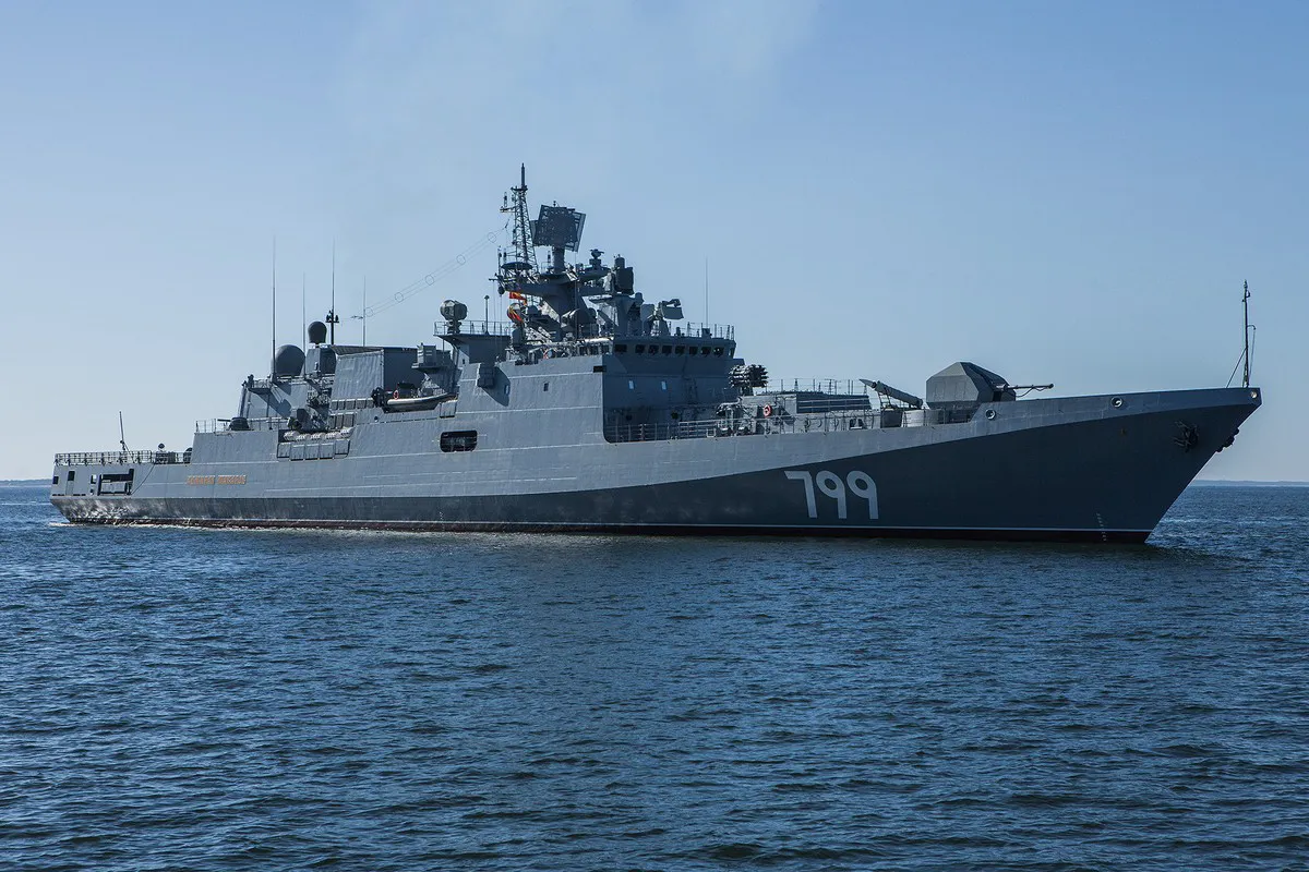 Kekuatan Rusia bertambah, fregat rudal jelajah bergabung dengan Armada Pasifik