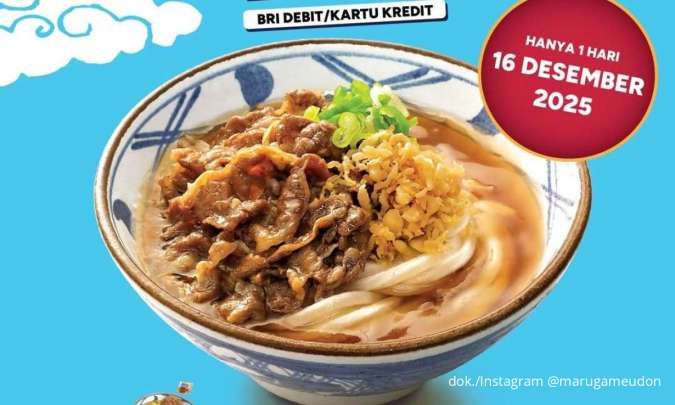 Nikmati 15 Promo Makanan & Minuman HUT BRI ke-130, J.CO hingga Marugame Harga Spesial
