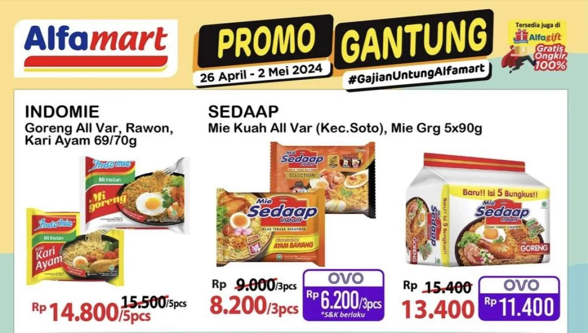 Promo Alfamart Gajian Untung 1 Mei 2024, Belanja Lebih Murah Segera Berakhir Besok