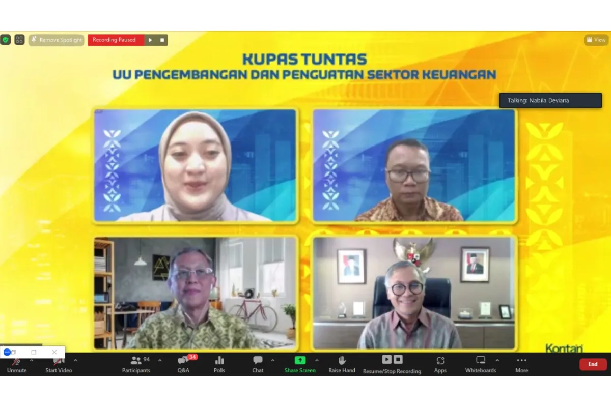 RUU P2SK Atur Perubahan 17 UU, Bawa Angin Segar Bagi Sektor Keuangan Indonesia