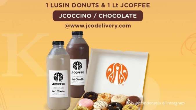 Promo J.CO mingguan 13-19 September 2021, 1 lusin donut & 1 Lt JCOFFEE harga spesial