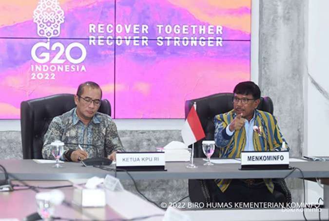 Dukung KPU, Menteri Johnny: Kominfo Siapkan Tim Keamanan Siber & Pantau KontenNegatif