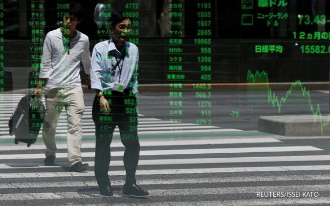 Bursa Asia raih kenaikan mingguan terbesar 3 bulan