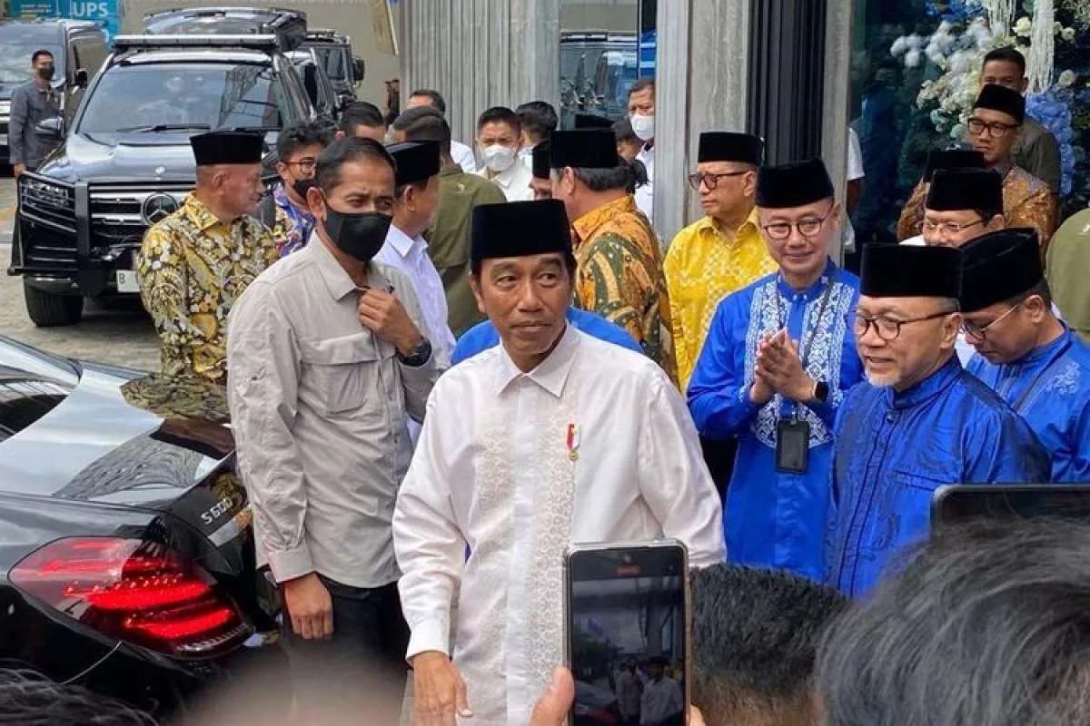 Presiden Jokowi Hadiri Pembukaan Kongres Ke-6 PAN