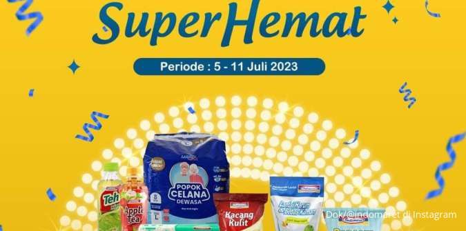 Harga Promo Indomaret Super Hemat 10 Juli 2023, Belanja Kebutuhan Sehari-Hari