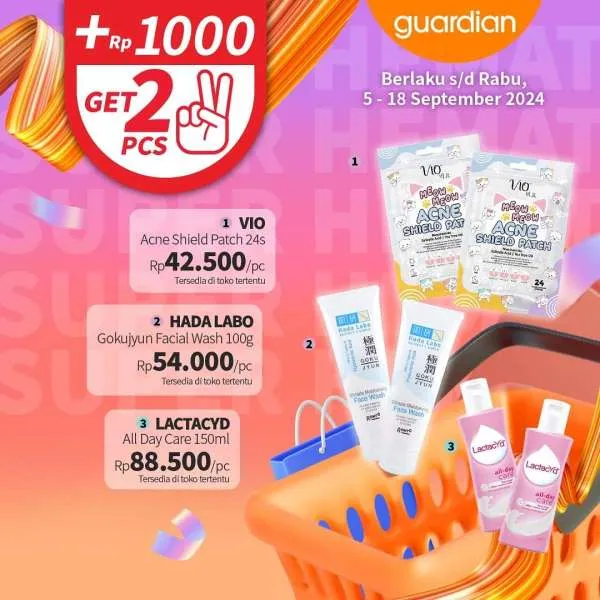 Promo Guardian Super Hemat Periode 5-18 September 2024