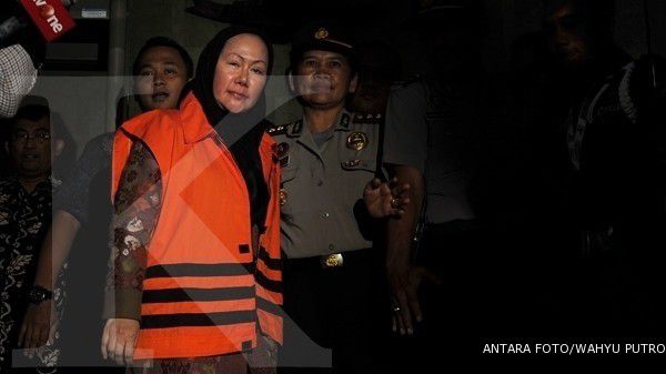 Ratu Atut Chosiyah akhirnya ditahan KPK