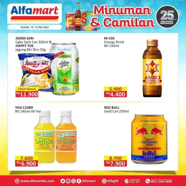 Promo Alfamart Minuman & Camilan Periode 16-31 Mei 2024 