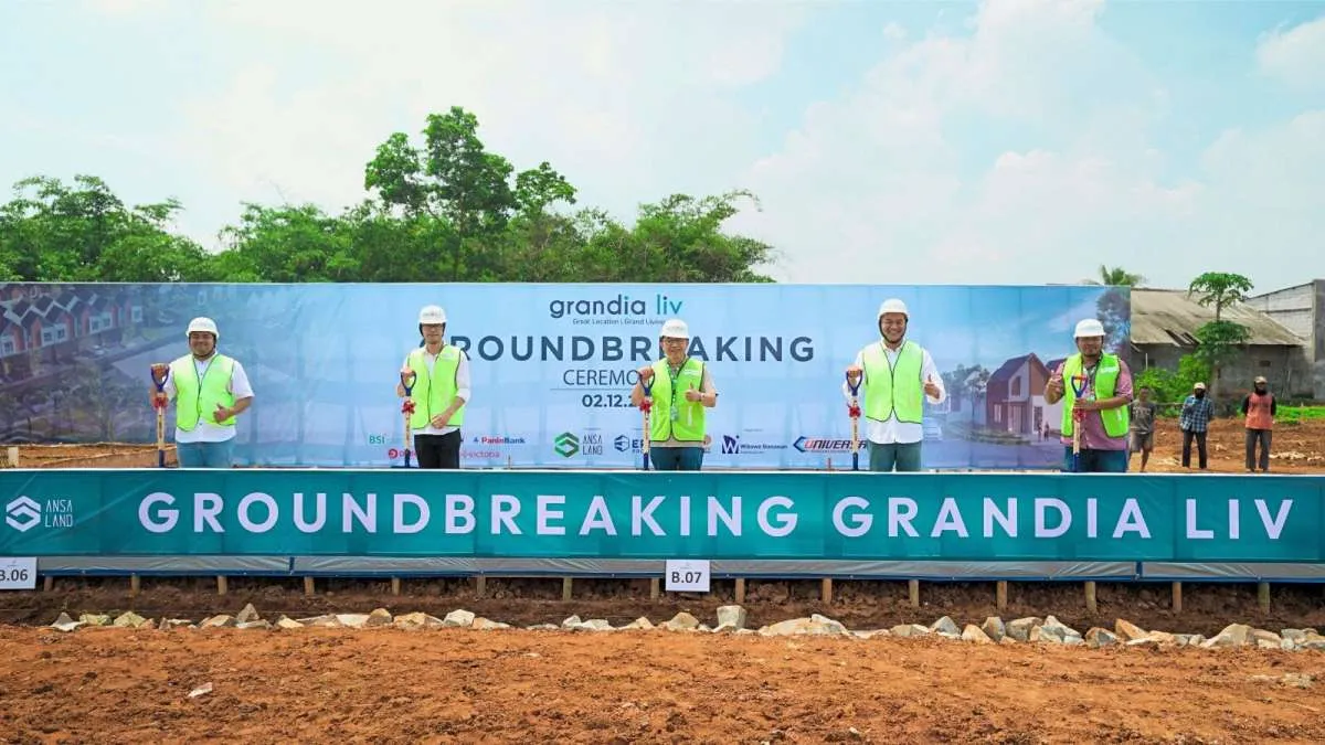 Ansa Land Resmi Memulai Pembangunan Proyek Hunian Grandia Liv Parung Panjang
