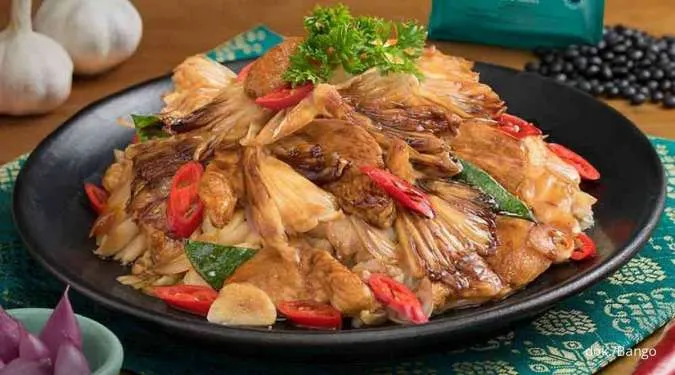 Resep Jamur Suwir Pedas Manis, Isi Jamur Tiram dan Daging Ayam Empuk