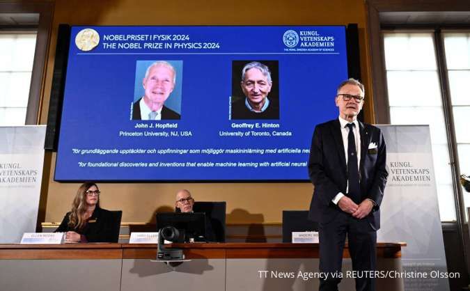 Ilmuwan John Hopfield dan Geoffrey Hinton Raih Nobel Fisika 2024