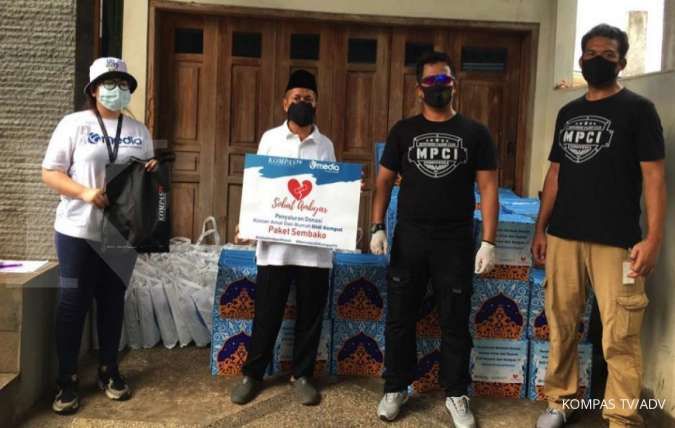 Relawan KG Media Salurkan Donasi Konser Amal Dari Rumah Didi Kempot dan KompasTV