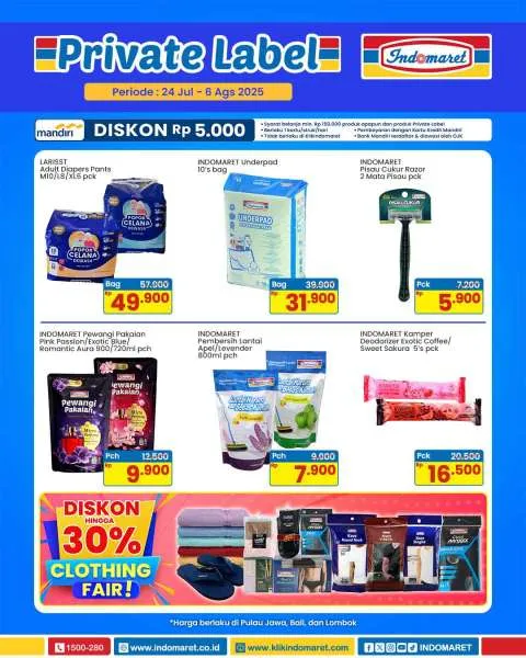 Promo Indomaret Super Hemat Periode 24 Juli-6 Agustus 2025