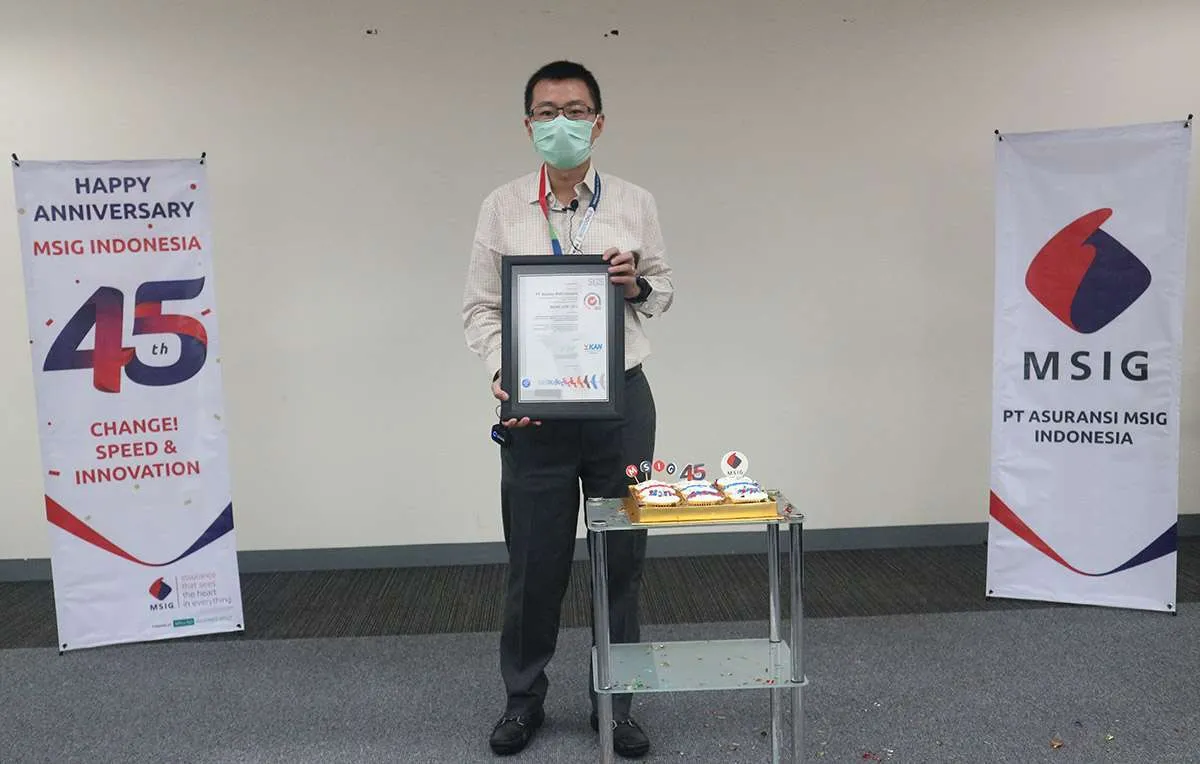 Dorong keamanan data nasabah, Asuransi MSIG kantongi ISO 27001