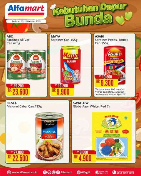 Promo Alfamart Kebutuhan Dapur 1-15 Oktober 2025
