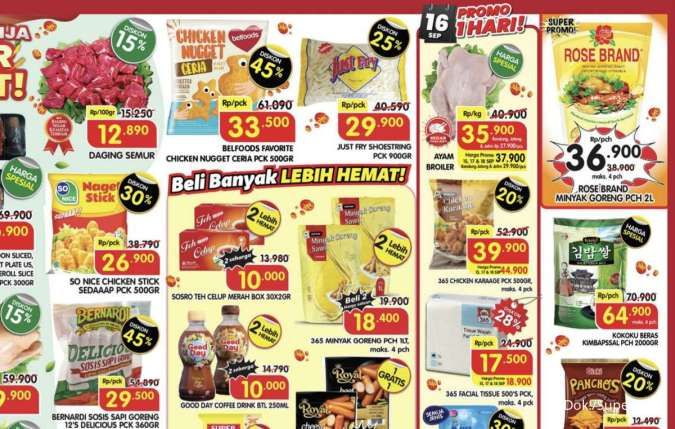 Promo Superindo Hari Ini 15-18 September 2025, Aneka Daging Slice Diskon Rp 10.000