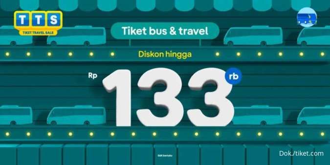 Promo Tiket.com 22 Mei - 4 Juni 2023, Diskon Tiket Bus & Travel Hingga Rp 133.000