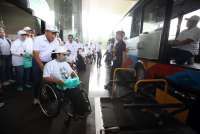 Bank Syariah Indonesia Fasilitasi Penyandang Disabilitas Mudik ke Berbagai Kota