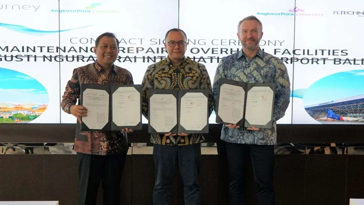Angkasa Pura Properti dan FL Technics bersama AP1 Bangun Fasilitas Perbaikan Pesawat