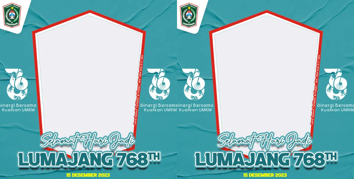 15 Twibbon Hari Jadi Lumajang 2023, Sinergi Bersama Kuatkan UMKM 