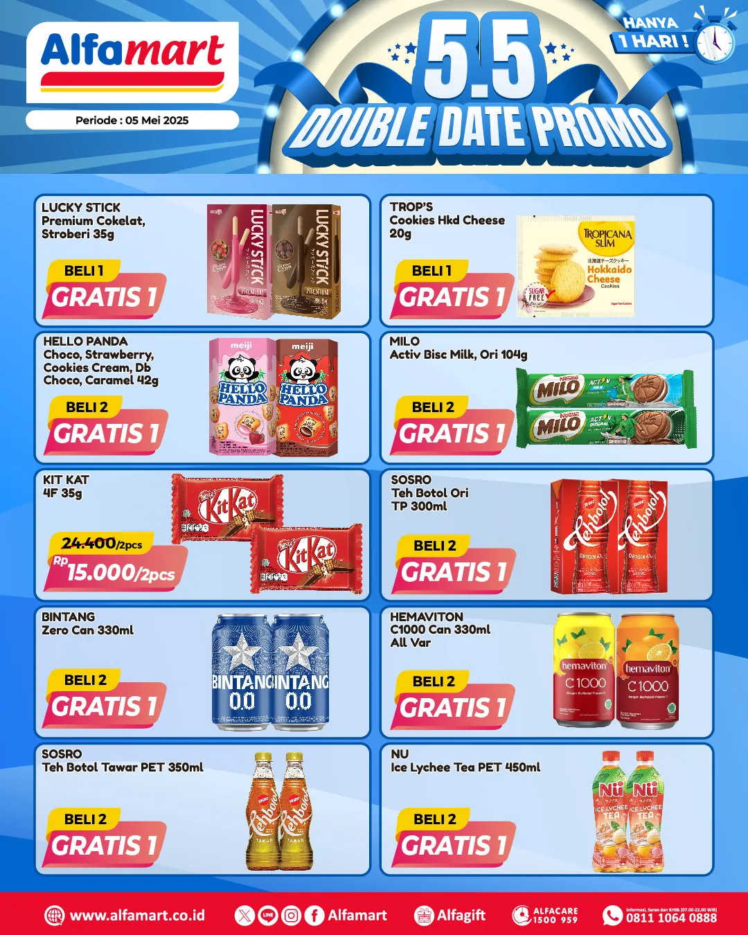 Promo 5.5 Alfamart Periode 5 Mei 2025