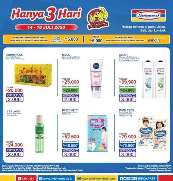 Katalog Harga Promo JSM Indomaret 14-16 Juli 2023