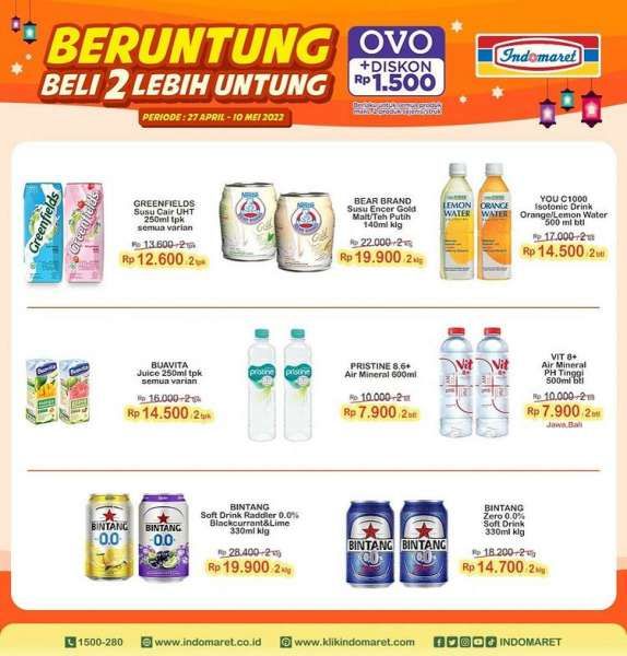 Promo Indomaret Super Hemat Mingguan Mulai 4-10 Mei 2022