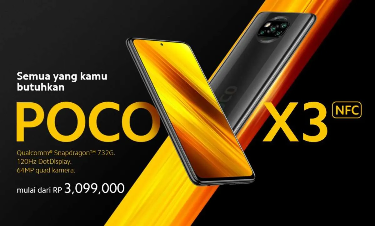 Jangan lewatkan flash sale POCO X3 NFC siang ini, harga jadi lebih murah