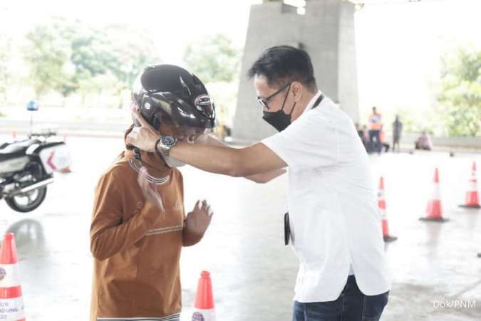 Utamakan Keselamatan Karyawan, PNM Gelar Safety Riding Ratusan Perempuan AO Mekaar