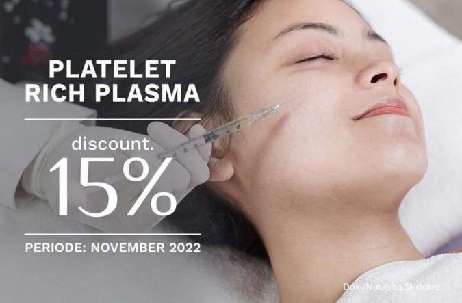 Promo Diskon 15% Perawatan Platelet Rich Plasma untuk Atasi Bopeng dan Rambut Rontok