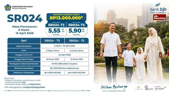 bank bjb Tawarkan SBN Ritel Seri SR024, Investasi dengan Imbal Hasil Kompetitif