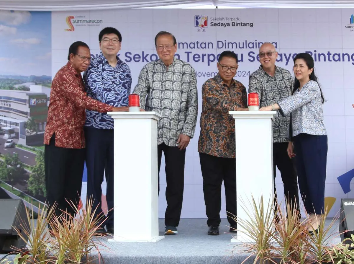 Pembangunan Sekolah Terpadu Sedaya Bintang di Summarecon Bandung Telah Dimulai
