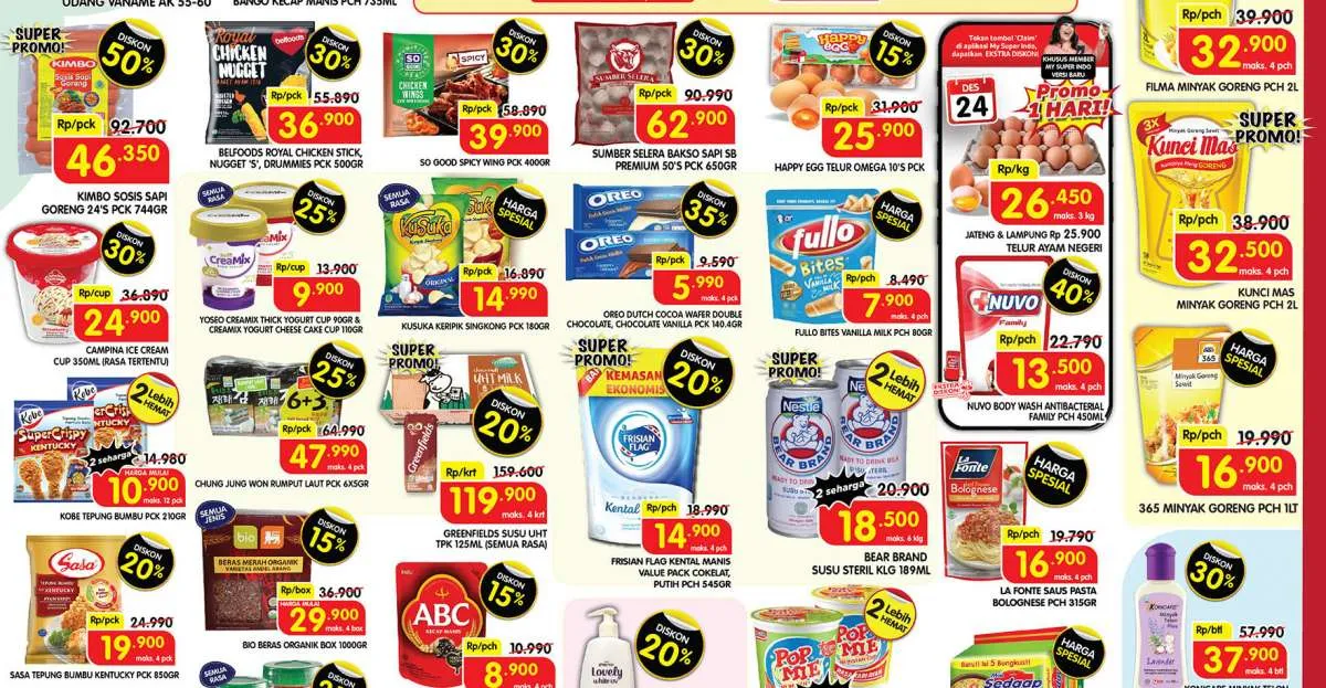 Promo JSM Superindo 23-25 Desember 2022, Belanja Kebutuhan Natal Diskon sampai 50%