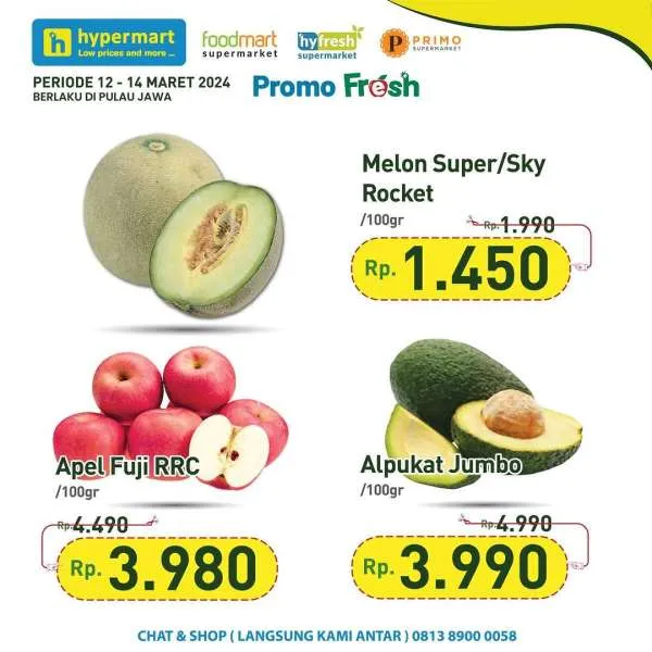 Promo Hypermart Hyper Diskon Weekday Periode 12-14 Maret 2024