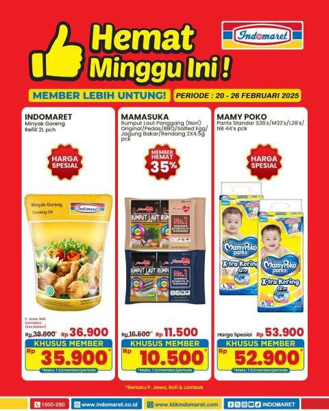 Promo Indomaret 20-26 Februari 2025 Hemat Minggu Ini