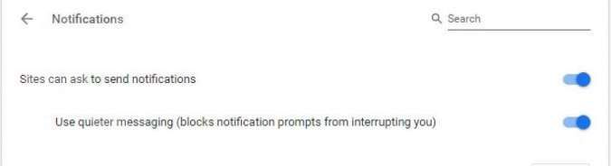 Pengaturan di Google Chrome