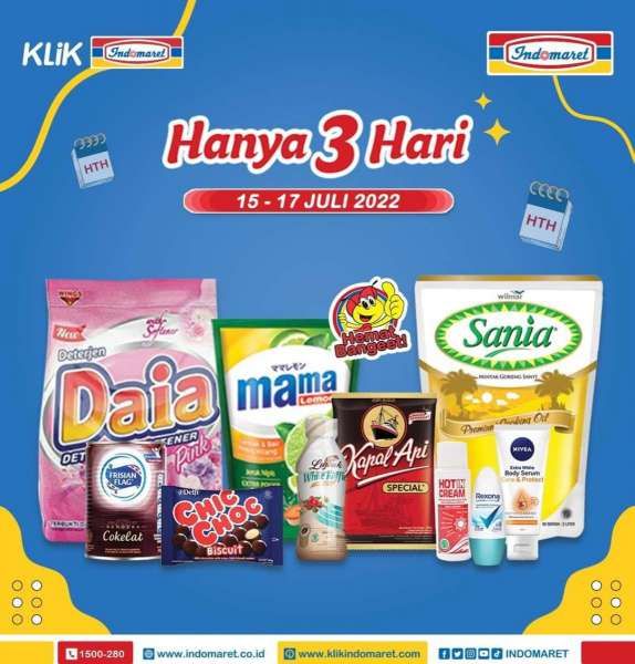 Katalog Promo Indomaret Hanya 3 Hari Periode 15-17 Juli 2022