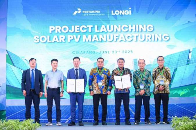 Pertamina NRE dan Perusahaan Energi Asal China Garap Proyek Modul Panel Surya