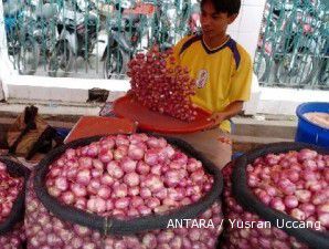 Pasokan meningkat, harga bawang merah mulai melandai