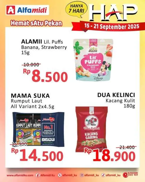 Promo Alfamidi Hemat Satu Pekan Periode 15-21 September 2025