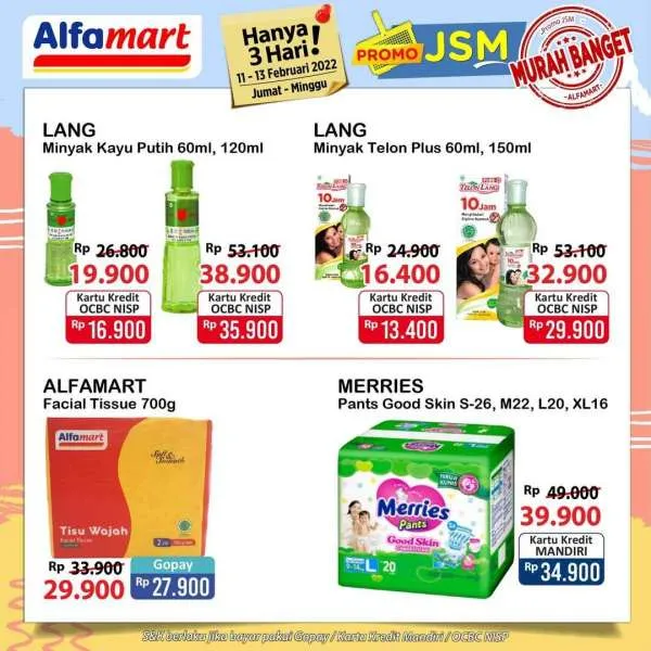 Promo JSM Alfamart 11-13 Februari 2022