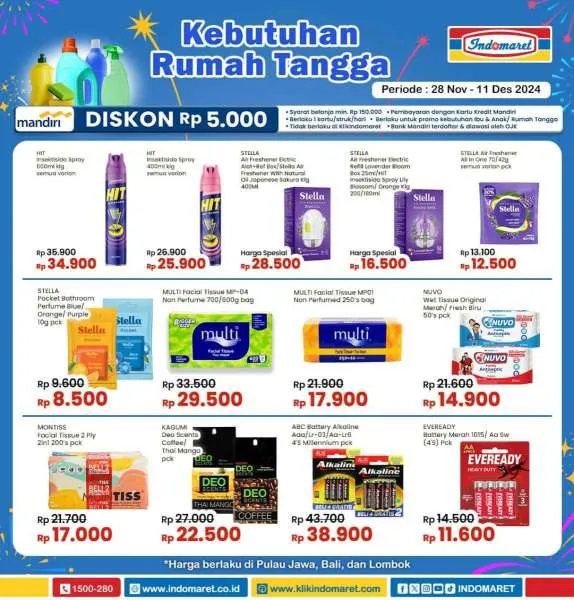 Promo Indomaret Super Hemat Periode 28 November-11 Desember 2024